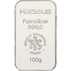 Heraeus Feinsilber 999,0 100g