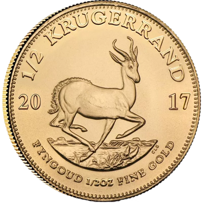 1/2 Krugerrand 2017 Feingold