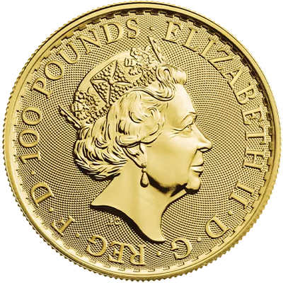100 Pounds Elizabeth II Gold